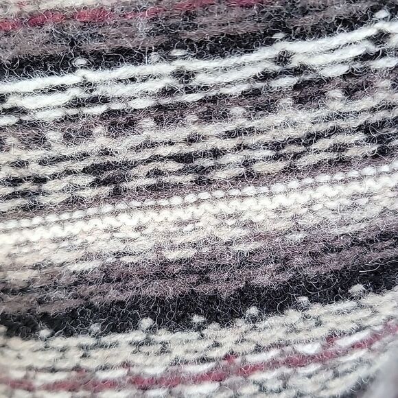 VTG Eddie Bauer wool cashmere blend cardigan duster coat fair isle lagenlook M L - Picture 7 of 11